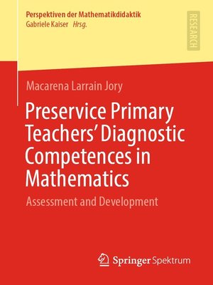 cover image of Preservice Primary Teachers' Diagnostic Competences in Mathematics